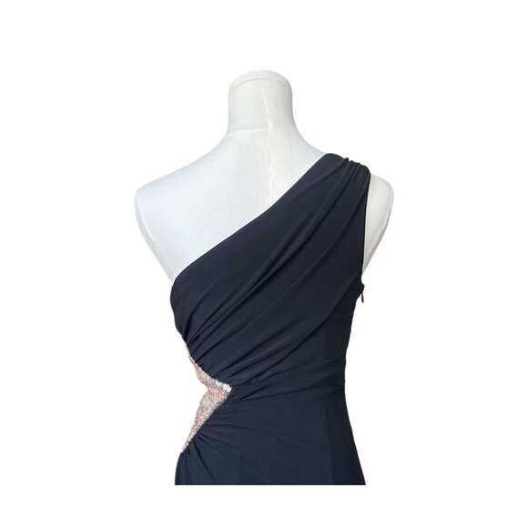 VTG Blondie Nites Y2K Slip Dress Size 1 Cutout Sequins Fairy Coquette Prom 90s - Picture 6 of 10